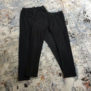 Girls black leggings bundle size 10/12